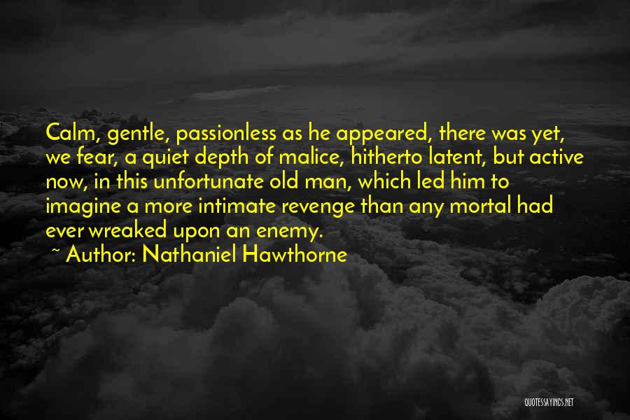 Mortal Enemy Quotes By Nathaniel Hawthorne