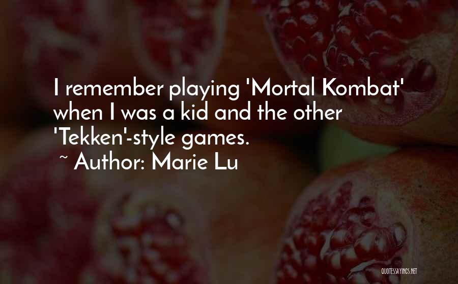 Mortal Kombat X D'vorah Quotes By Marie Lu