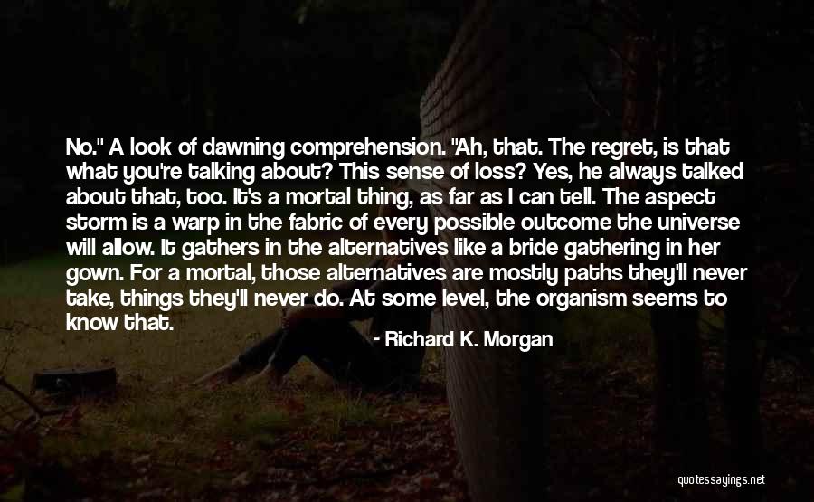 Mortal Thing Quotes By Richard K. Morgan Mortal Thing Quotes By Richard K. Morgan