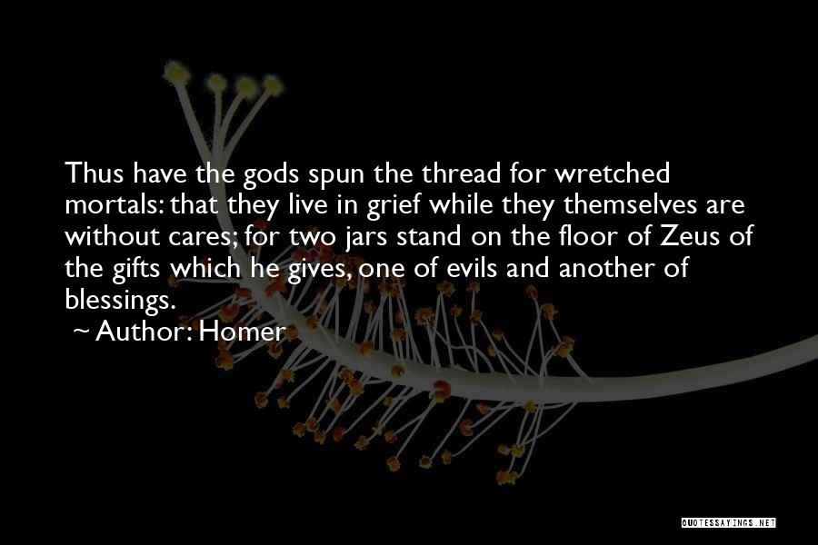 Mortals And Gods Quotes By Homer