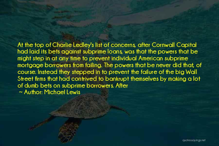 Mortgage Quotes By Michael Lewis