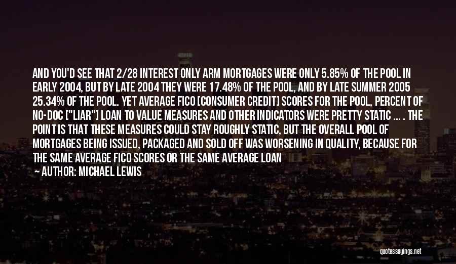 Mortgages Quotes By Michael Lewis