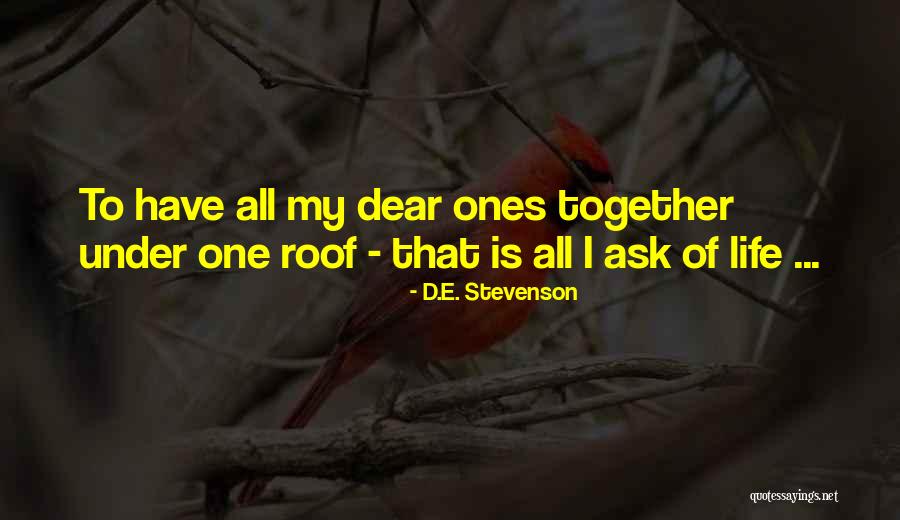 Moruti Lefu Quotes By D.E. Stevenson Moruti Lefu Quotes By D.E. Stevenson