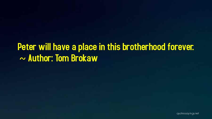 Morza Animal Quotes By Tom Brokaw