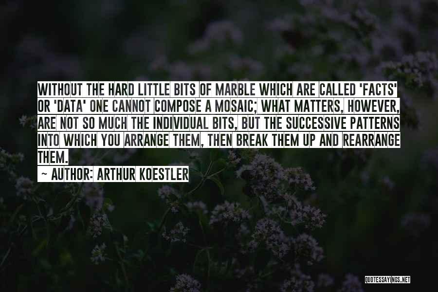 Mosaics Quotes By Arthur Koestler