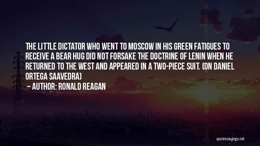 Moscow Quotes By Ronald Reagan