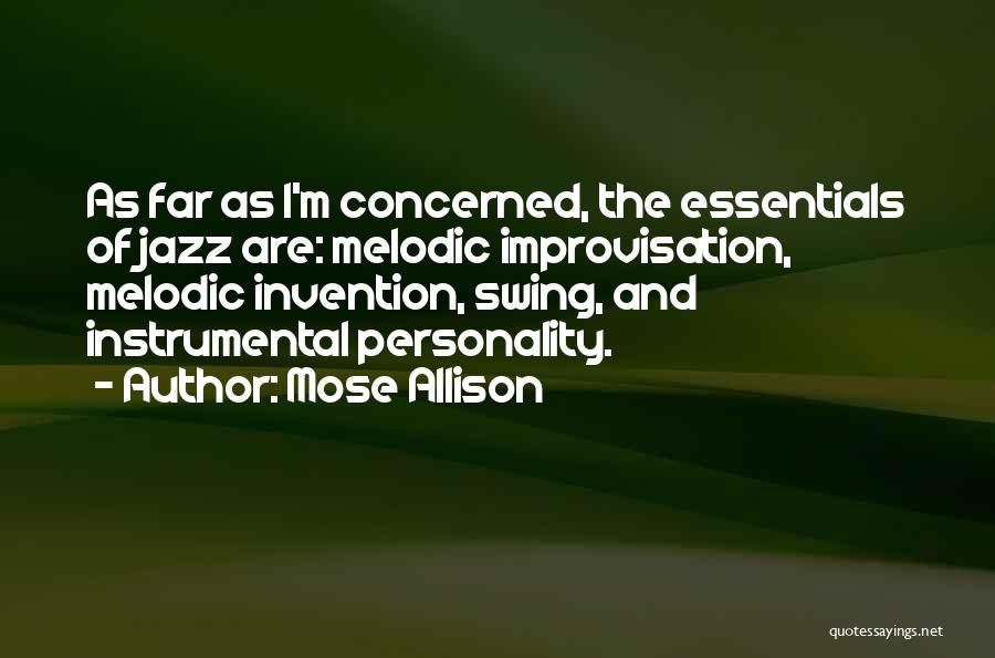 Mose Allison Quotes 1263756