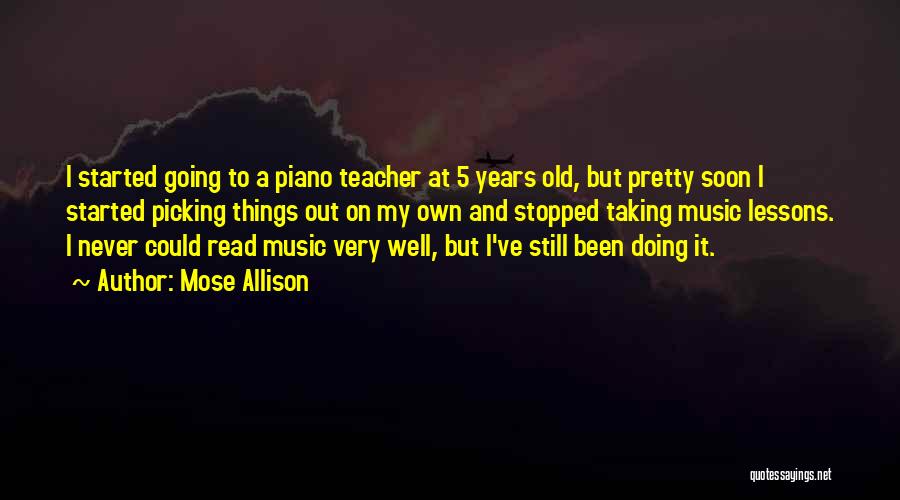 Mose Allison Quotes 473469