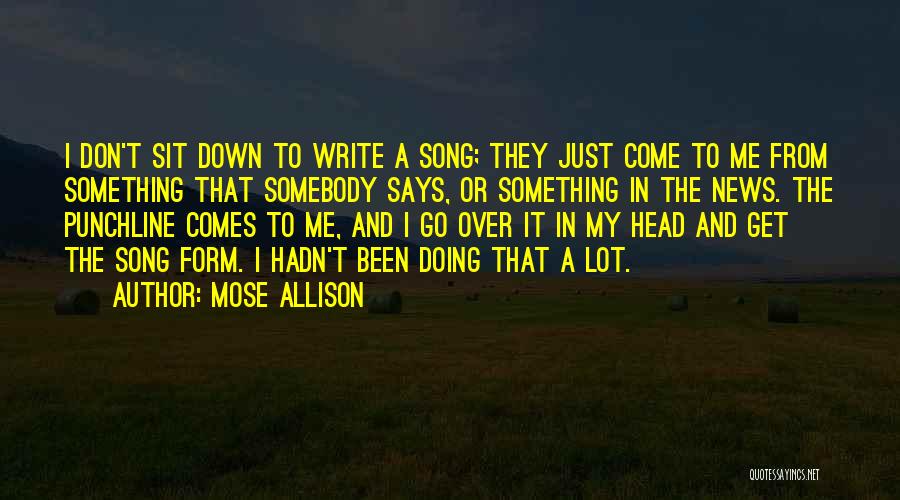 Mose Allison Quotes 916013