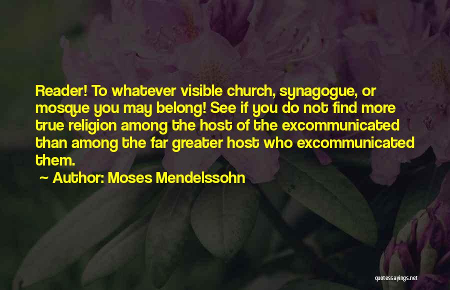 Moses Mendelssohn Quotes 1625254