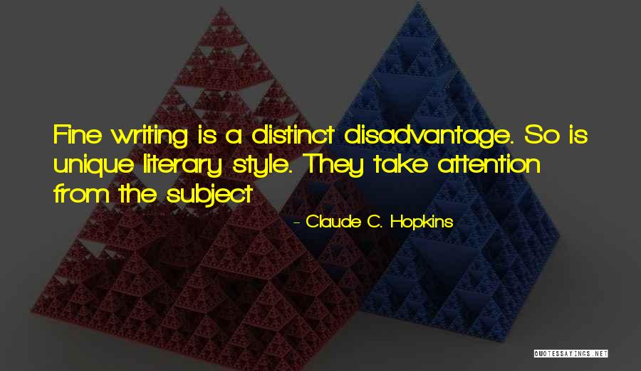 Mosgrove Pennsylvania Quotes By Claude C. Hopkins Mosgrove Pennsylvania Quotes By Claude C. Hopkins