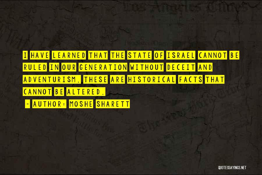 Moshe Sharett Quotes 1705358