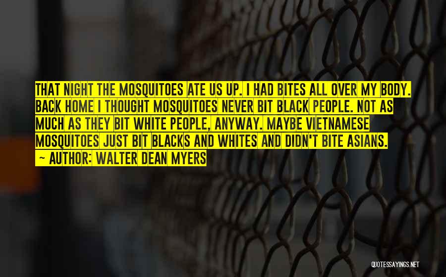 Mosquito Bite Quotes By Walter Dean Myers