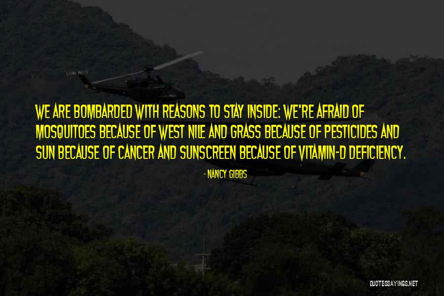 Mosquitoes Best Quotes By Nancy Gibbs Mosquitoes Best Quotes By Nancy Gibbs