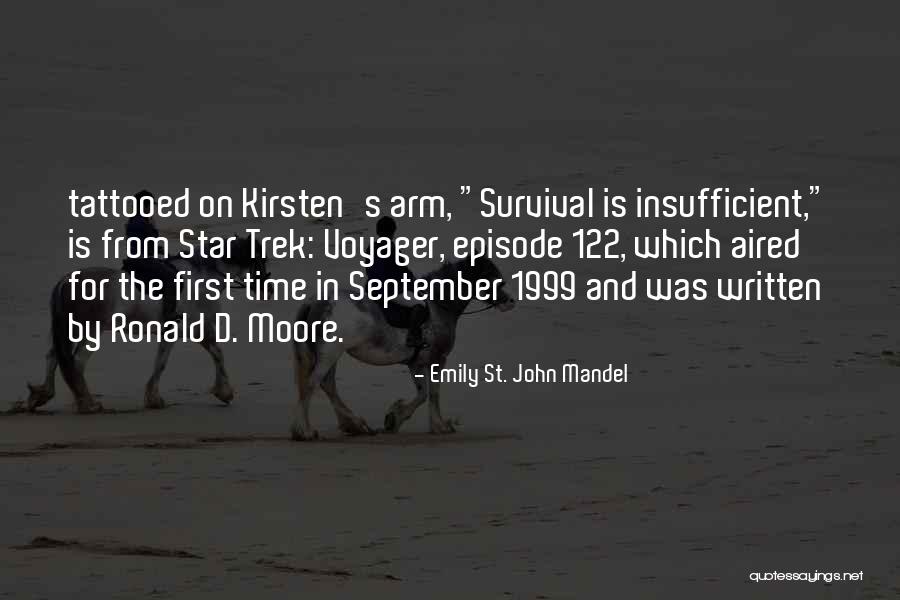 Mossini Choker Quotes By Emily St. John Mandel Mossini Choker Quotes By Emily St. John Mandel