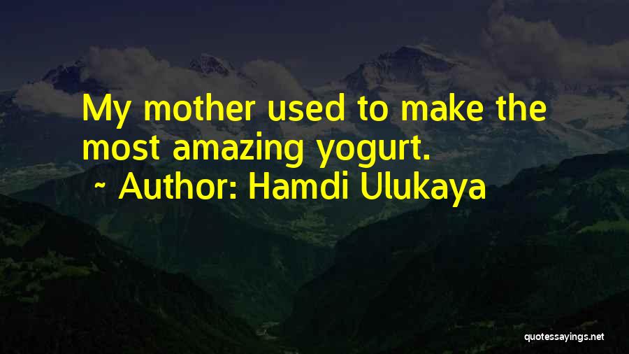 Most Amazing Mother Quotes By Hamdi Ulukaya