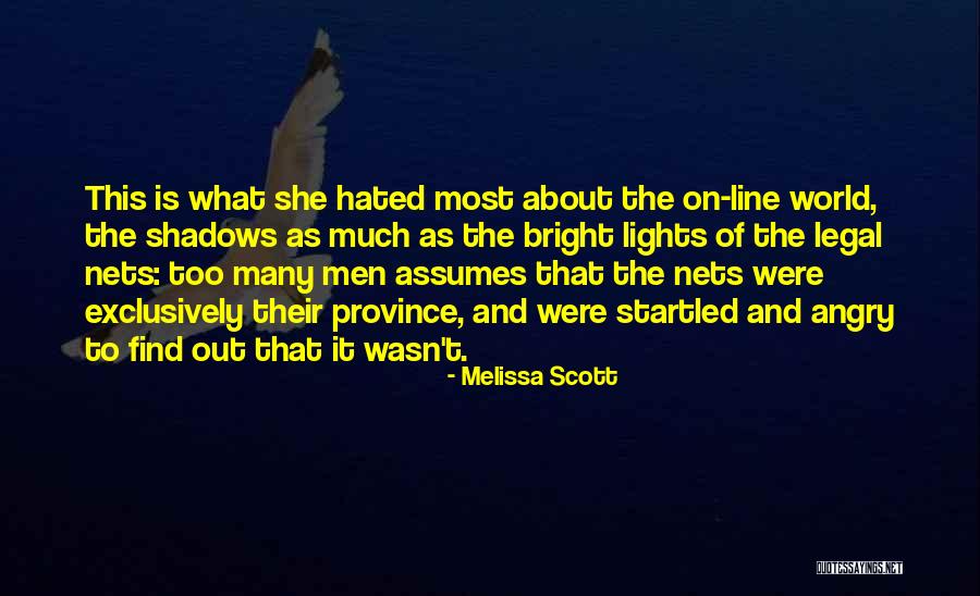 Most Angry Quotes By Melissa Scott Most Angry Quotes By Melissa Scott