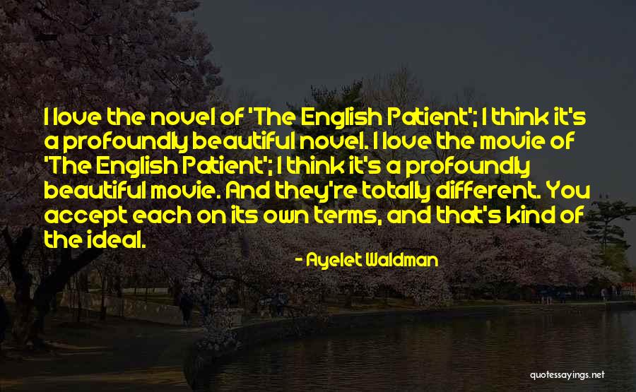 Most Beautiful English Quotes By Ayelet Waldman