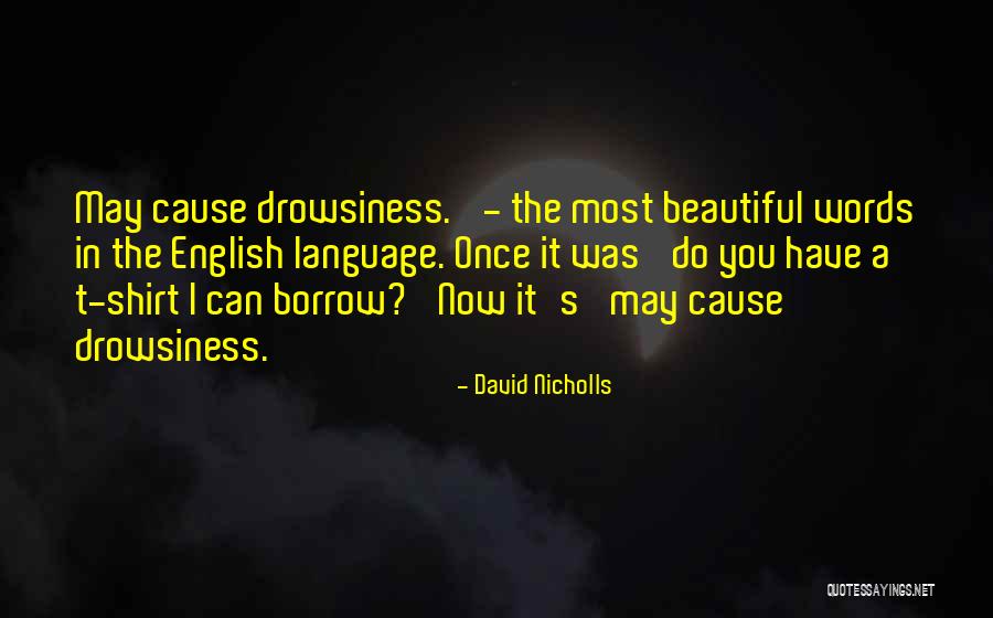 Most Beautiful English Quotes By David Nicholls