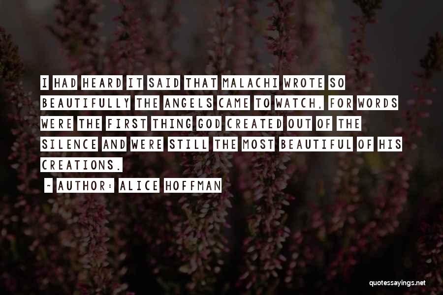 Most Beautiful God Quotes By Alice Hoffman