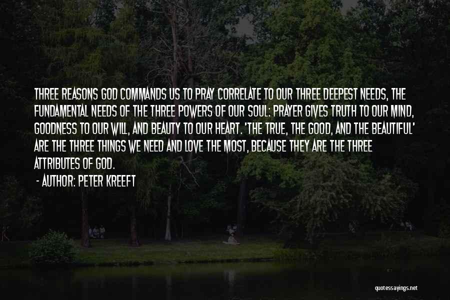 Most Beautiful God Quotes By Peter Kreeft
