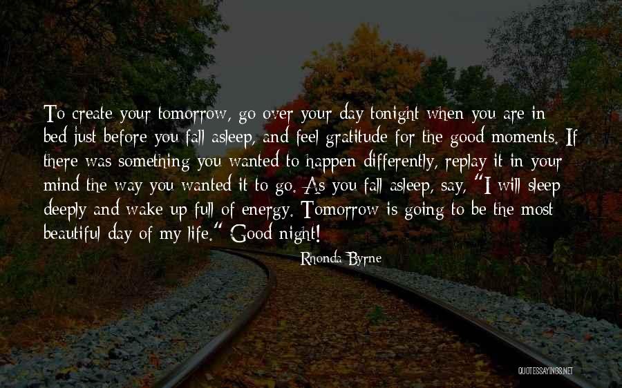 Most Beautiful Good Night Quotes By Rhonda Byrne