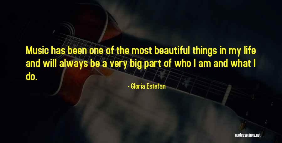 Most Beautiful Things In Life Quotes By Gloria Estefan