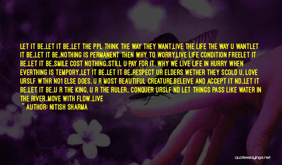 Most Beautiful Things In Life Quotes By Nitish Sharma