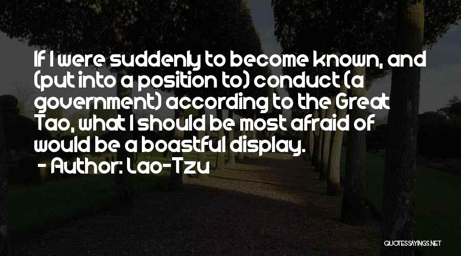 Most Boastful Quotes By Lao-Tzu