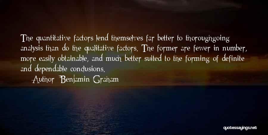 Most Dependable Quotes By Benjamin Graham