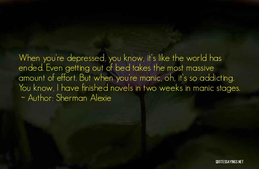Most Depressed Quotes By Sherman Alexie