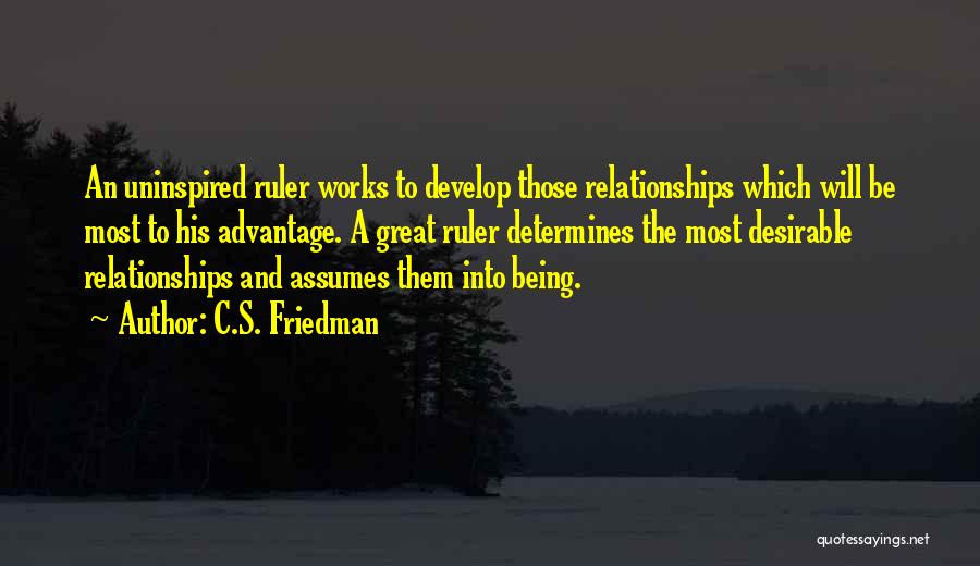 Most Desirable Quotes By C.S. Friedman