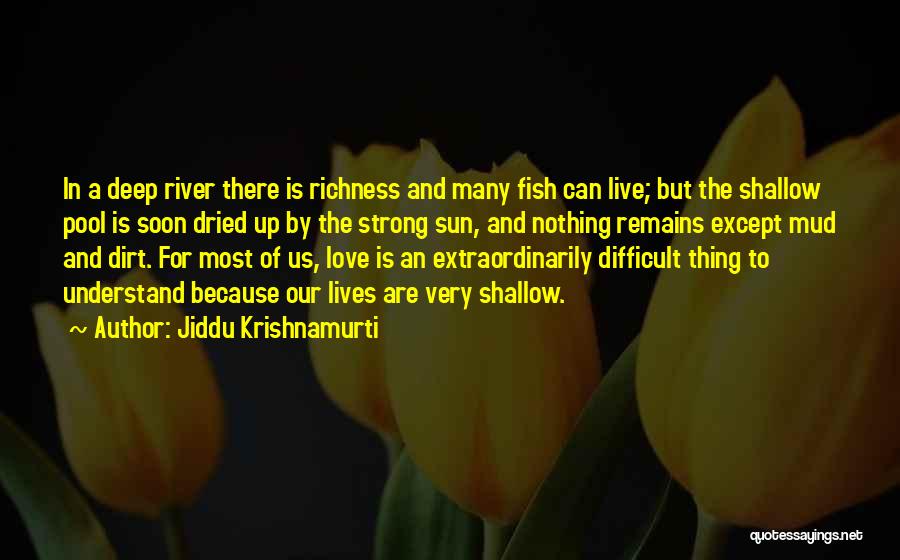 Most Difficult To Understand Quotes By Jiddu Krishnamurti