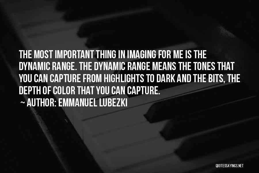 Most Dynamic Quotes By Emmanuel Lubezki