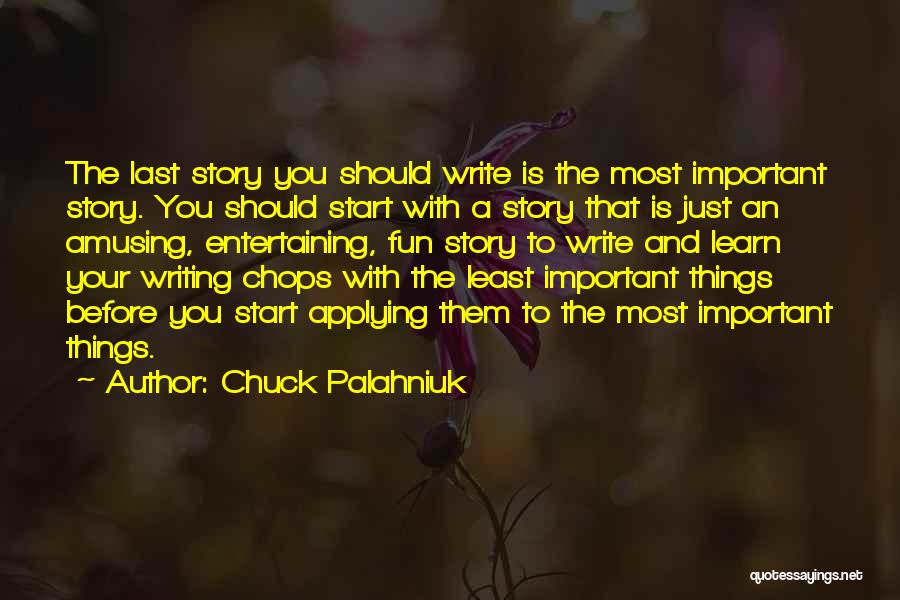 Most Entertaining Quotes By Chuck Palahniuk
