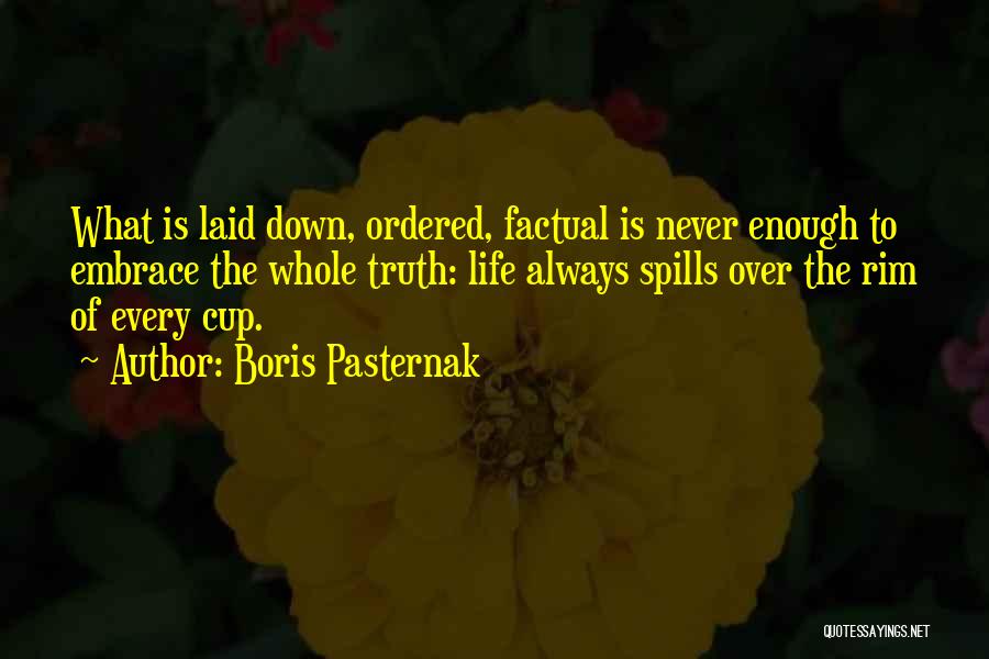 Most Factual Quotes By Boris Pasternak