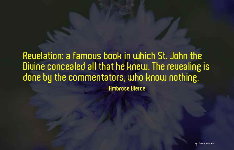 Most Famous Bible Quotes By Ambrose Bierce