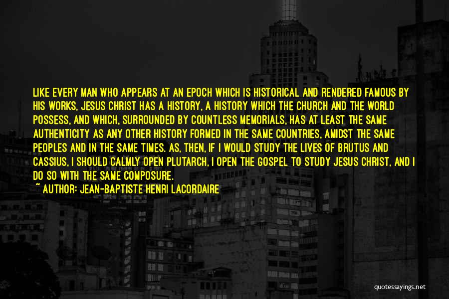 Most Famous Us History Quotes By Jean-Baptiste Henri Lacordaire