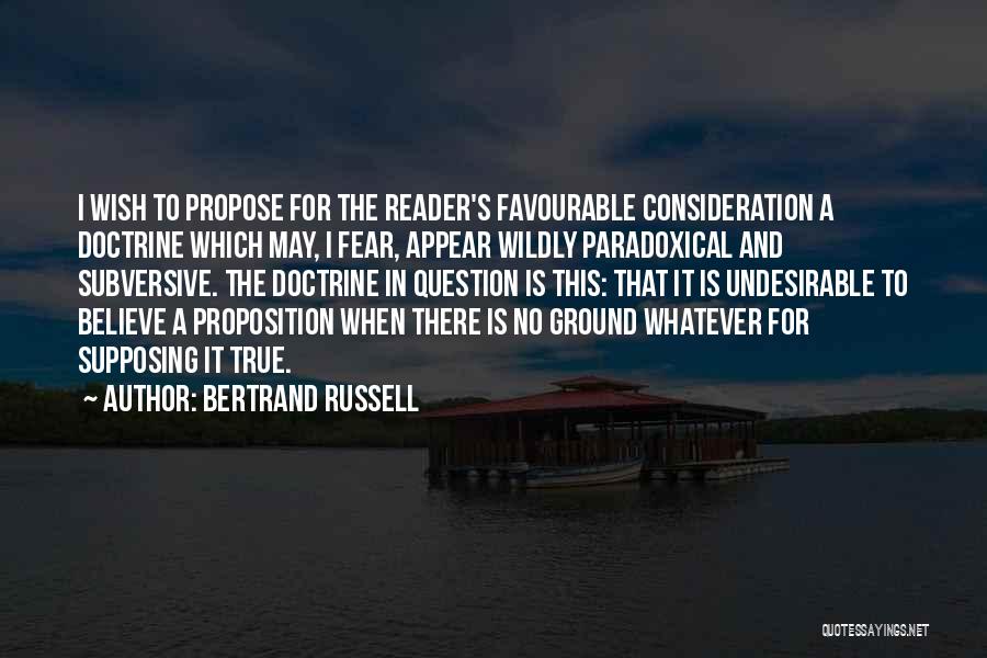 Most Favourable Quotes By Bertrand Russell