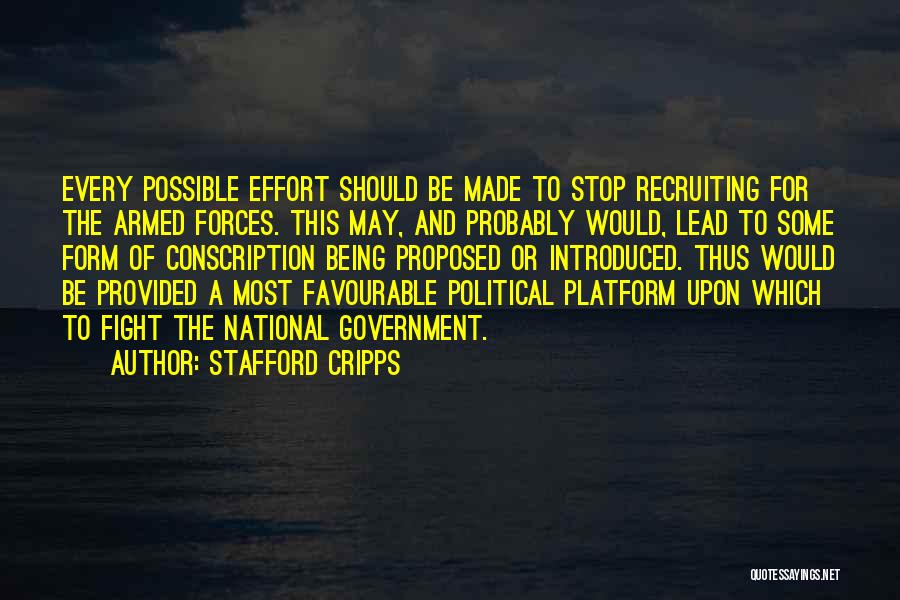 Most Favourable Quotes By Stafford Cripps