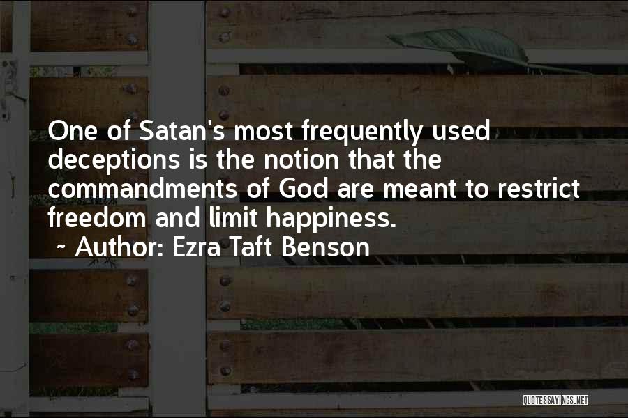 Most Frequently Used Quotes By Ezra Taft Benson