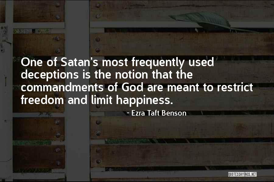 Most Frequently Used Quotes By Ezra Taft Benson