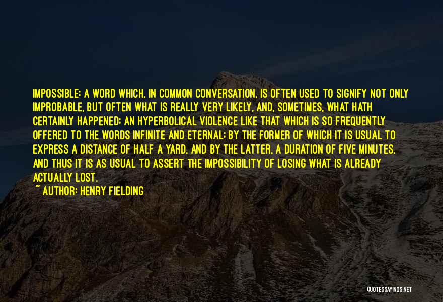 Most Frequently Used Quotes By Henry Fielding