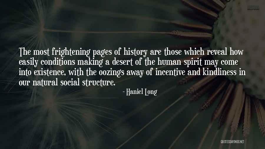 Most Frightening Quotes By Haniel Long