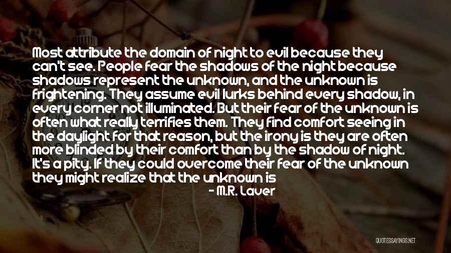 Most Frightening Quotes By M.R. Laver