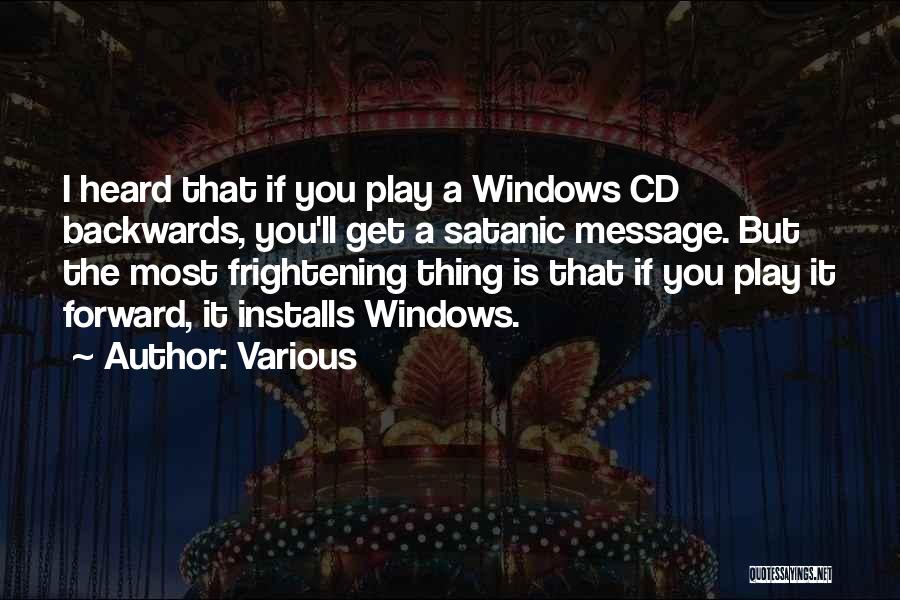 Most Frightening Quotes By Various