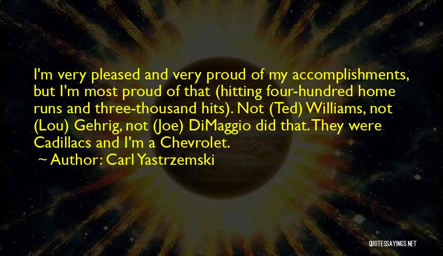Most Hits Quotes By Carl Yastrzemski