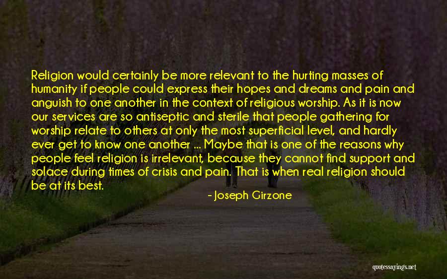 Most Hurting Quotes By Joseph Girzone Most Hurting Quotes By Joseph Girzone