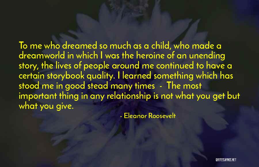 Most Important Thing In Relationship Quotes By Eleanor Roosevelt Most Important Thing In Relationship Quotes By Eleanor Roosevelt