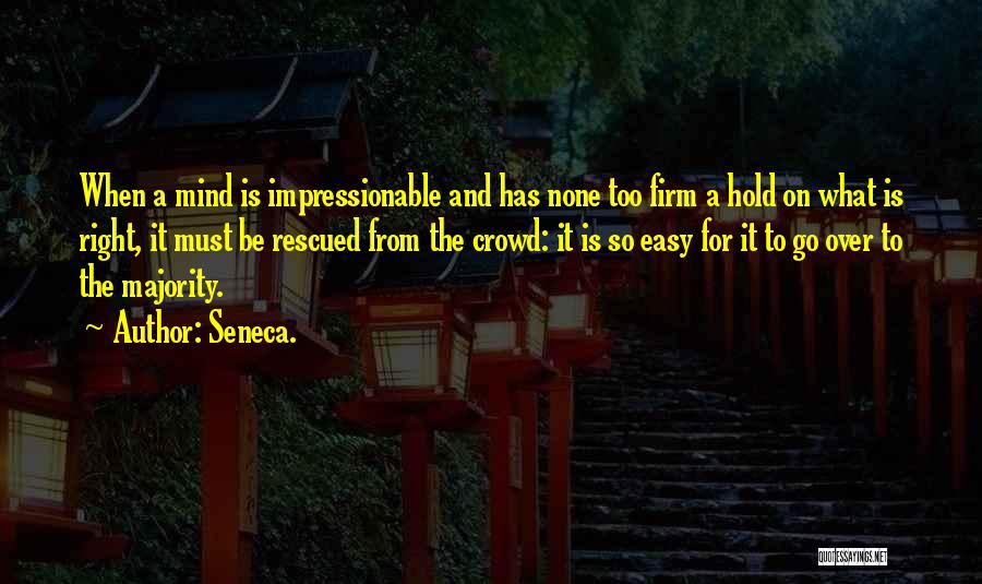 Most Impressionable Quotes By Seneca.